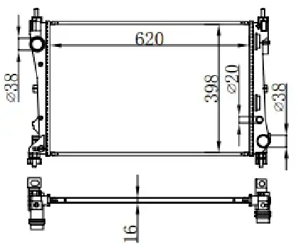 ORIS BFI590016 Radyatör 51812209 resmi