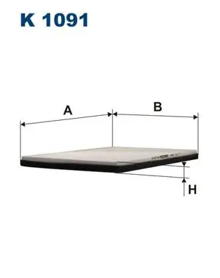 FILTRON K1091 Polen Filtresi 1658991 resmi