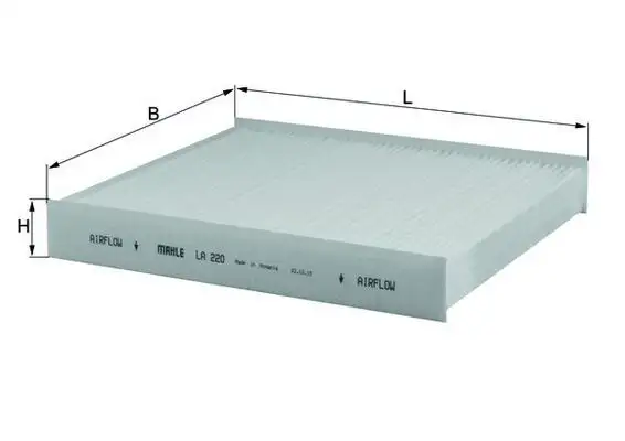 MAHLE LA220 Polen Filtresi resmi