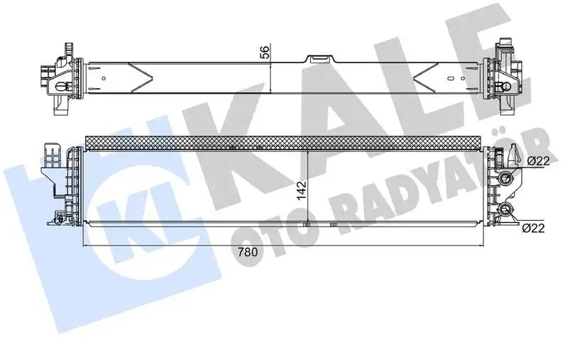 KALE 375945 Turbo Radyatörü 52179696 resmi