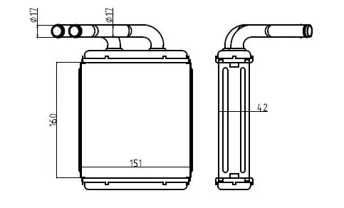 MGA 81151 Kalorifer Radyatörü 972114B000 resmi