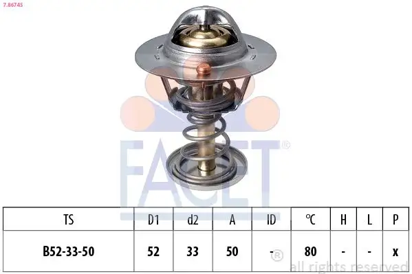 FACET 7.8674S Termostat resmi