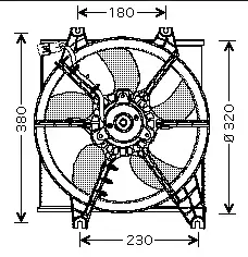 ORIS FHY02200R Fan Motoru 2538025000 resmi