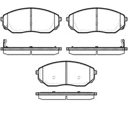 MGA 55379 Ön Fren Balatası 581013EE00 resmi
