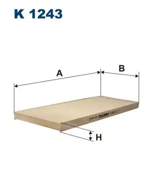 FILTRON K1243 Polen Filtresi N1011033282 resmi