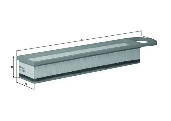 MAHLE LX2843 Hava Filtresi 1444RV resmi