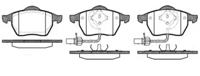 MGA 55204 Ön Fren Balatası 8E0698151K resmi