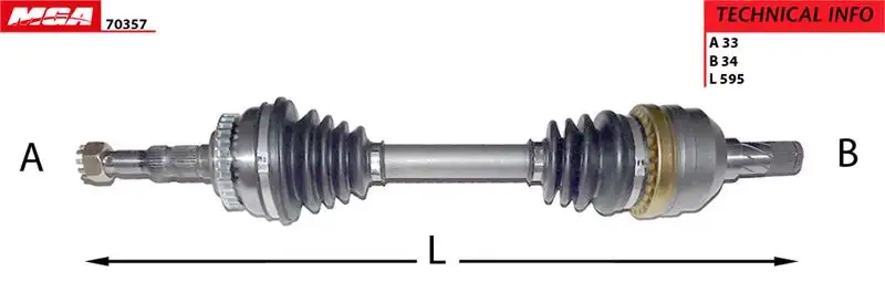 MGA 70357 Ön Aks (Sol) 374261 resmi