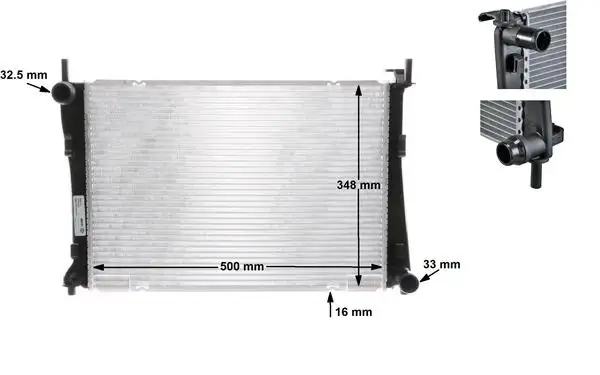 MAHLE CR1355000S Radyatör resmi
