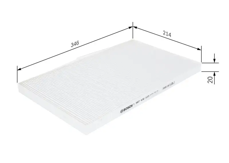 BOSCH 1987432033 Polen Filtresi 4A1820367 resmi