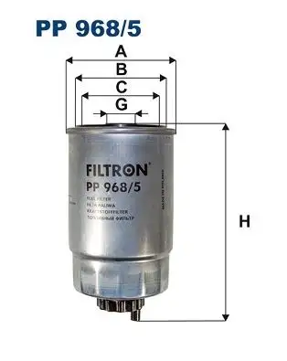 FILTRON PP968/5 Yakıt Filtresi resmi