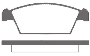 MGA 55364 Ön Fren Balatası resmi