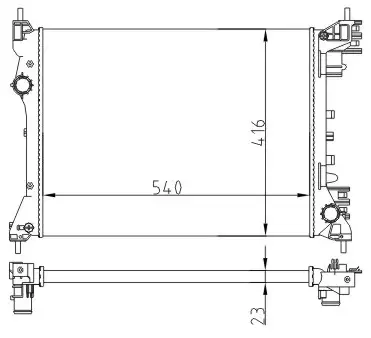 ORIS MOP476034 Radyatör 1300330 resmi