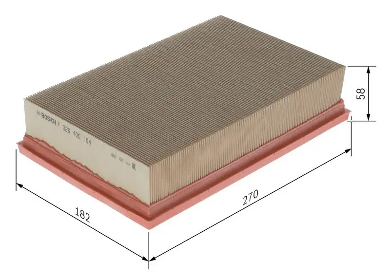 BOSCH F026400104 Hava Filtresi LR003011 resmi
