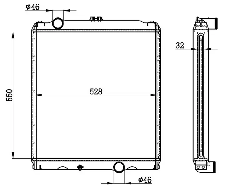 ORIS BMI154032 Radyatör MC127008 resmi