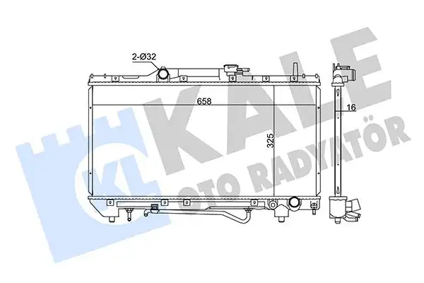 KALE 342165 Radyatör 1640074790 resmi