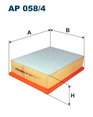 FILTRON AP058/4 Hava Filtresi 1444PX resmi