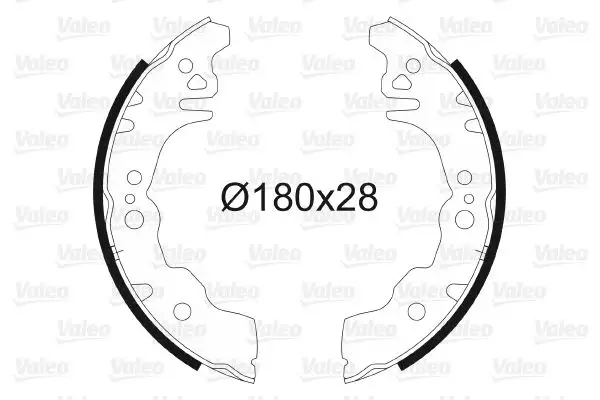 VALEO 564079 Arka Fren Balatası resmi