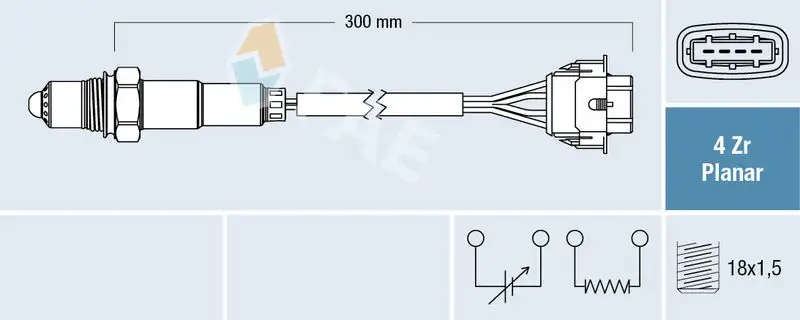 FAE 77575 Oksijen Sensörü resmi