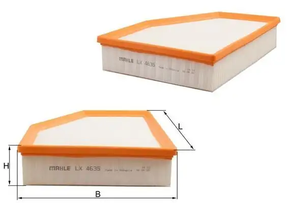MAHLE LX4635 Hava Filtresi 13718577170 resmi