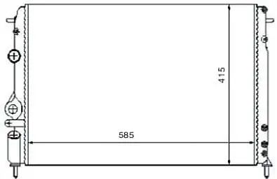 MGA 80131 Radyatör 7700429769 resmi