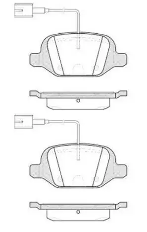 MGA 55527 Arka Fren Balatası 77365858 resmi
