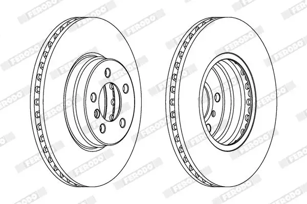 FERODO DDF1436C-1 Ön Fren Diski SDB500182 resmi
