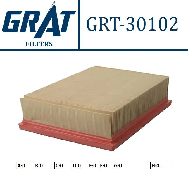 GRAT 30102 Hava Filtresi 13721730946 resmi