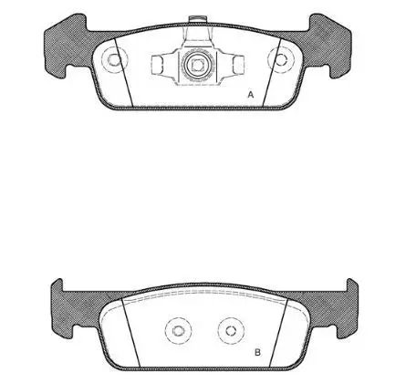 MGA 55644 Ön Fren Balatası 410602396R resmi