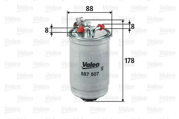 VALEO 587507 Yakıt Filtresi resmi