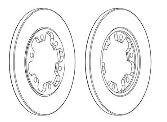 MGA 50515 Arka Fren Diski BK312A315BD resmi