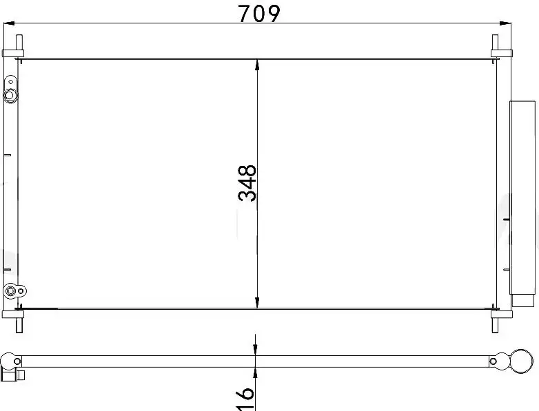 MGA 82389 Klima Radyatörü 80110TS4T01 resmi