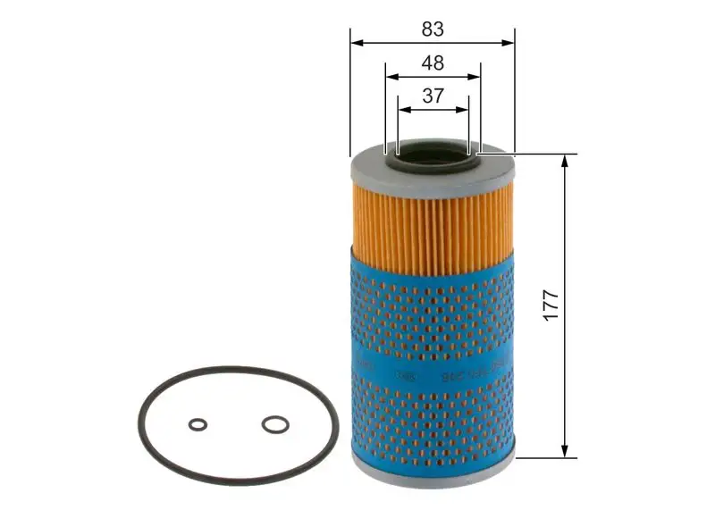 BOSCH 0986TF0248 Yağ Filtresi 51055006073 resmi