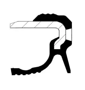 CORTECO 19037092B (82037092) Arka Krank Keçesi resmi