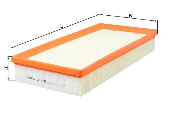 MAHLE LX4397 Hava Filtresi LR011593 resmi