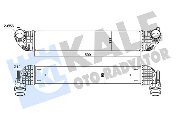 KALE 356085 Turbo Radyatörü 39109103 resmi