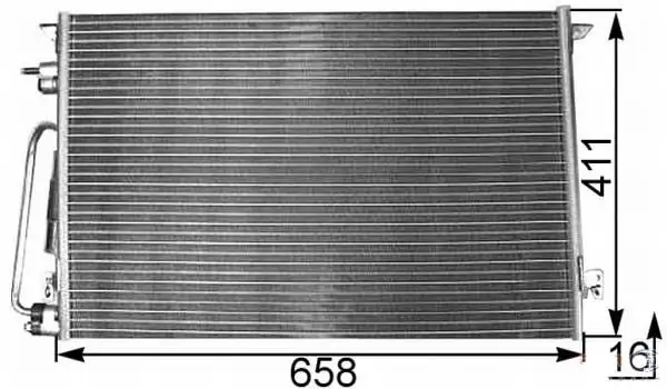MGA 82137 Klima Radyatörü 1850077 resmi