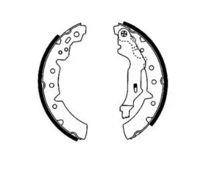 BOSCH 0986487856 Arka Fren Balatası resmi