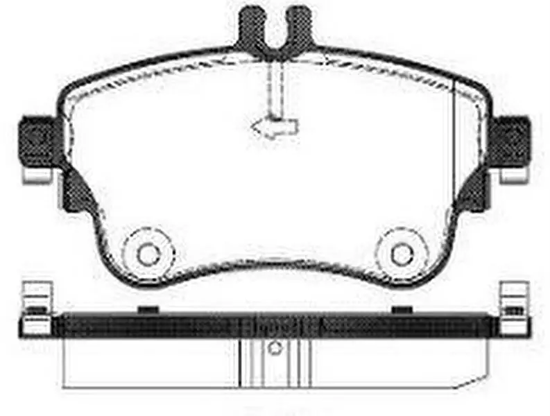MGA 56302 Ön Fren Balatası 64204820 resmi