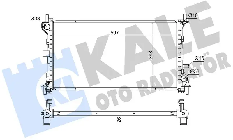 KALE 349700 Radyatör resmi