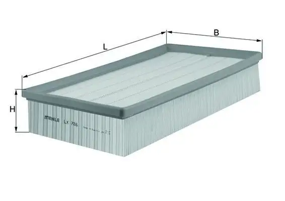 MAHLE LX786 Hava Filtresi 7H0129620 resmi
