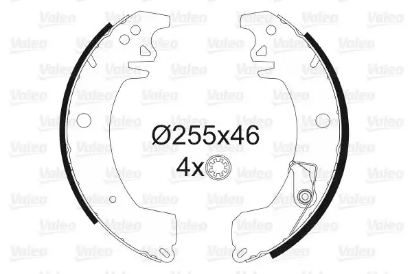 VALEO 562045 Arka Fren Balatası resmi