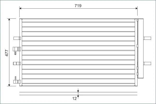 VALEO 822590 Klima Radyatörü resmi
