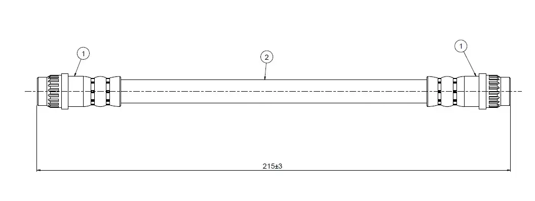CAVO C800762A Arka Fren Hortumu 8200249251 resmi