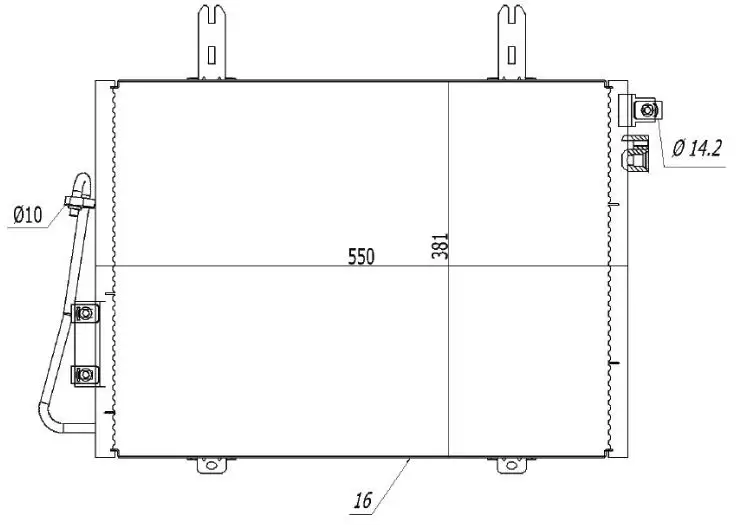 ORIS CRN680016 Klima Radyatörü 8200708128 resmi