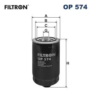 FILTRON OP574 Yağ Filtresi resmi
