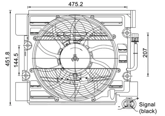 MAHLE ACF24000S Fan Motoru resmi