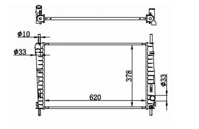 MGA 80657 Radyatör 1S7H8005AD resmi