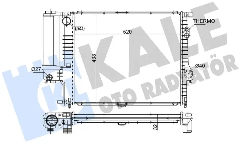 KALE 354700 Radyatör resmi