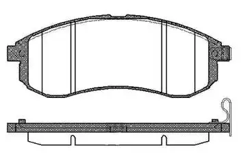 MGA 55605 Ön Fren Balatası MN102622 resmi